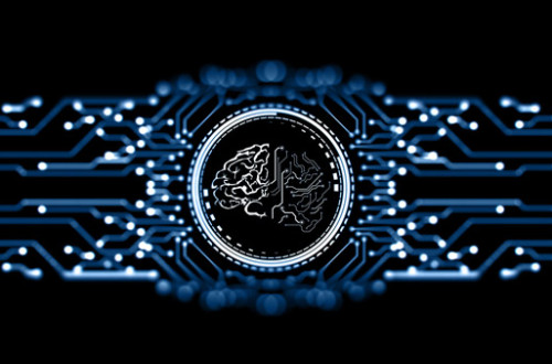 AI generated image with brain